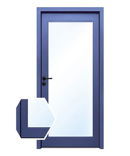 Framed Glass Steel Doors