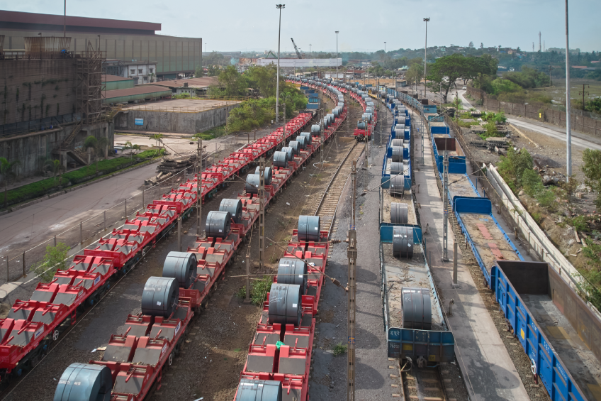 Railway sliding was commissioned to handle a capacity of 1.0 MTPA