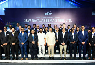 JSW Steel Begins Work on Rayalaseema Steel Project in Andhra Pradesh