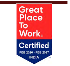 Great Place to Work Certified, Feb 2026 – Feb 2027, India